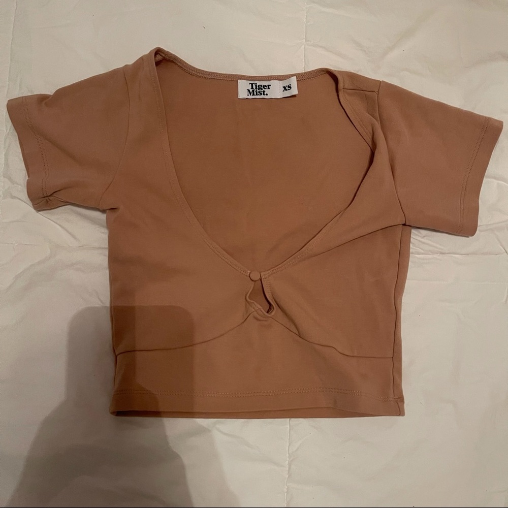 Tiger mist crop top